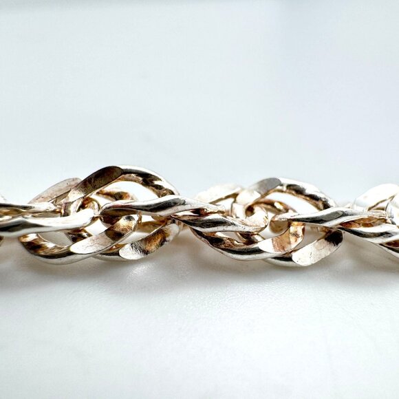 925 Sterling Silver Bracelet  Milor Italy 7 grams 7 Inches  Vintage - Picture 5 of 11